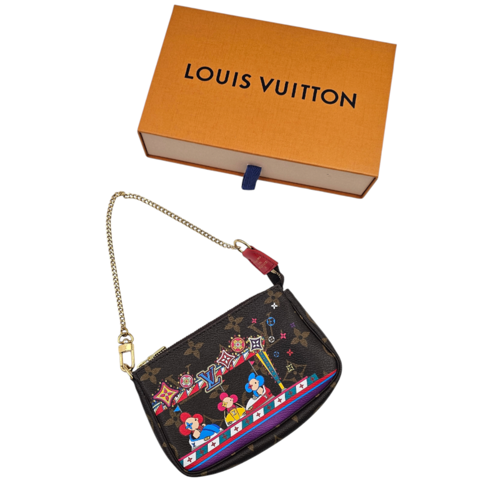 LOUIS VUITTON MINI POCHETTE ACCESSOIRE VIVIENNE (SF3220) ED. LIMITEE + BOITE