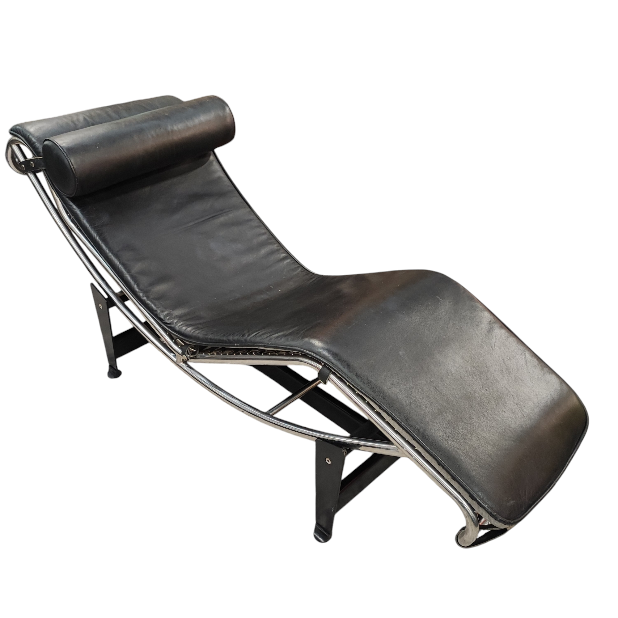 CHAISE LONGUE DANS LE GOUT DE LE CORBUSIER 160/60/55 CM EN L ETAT