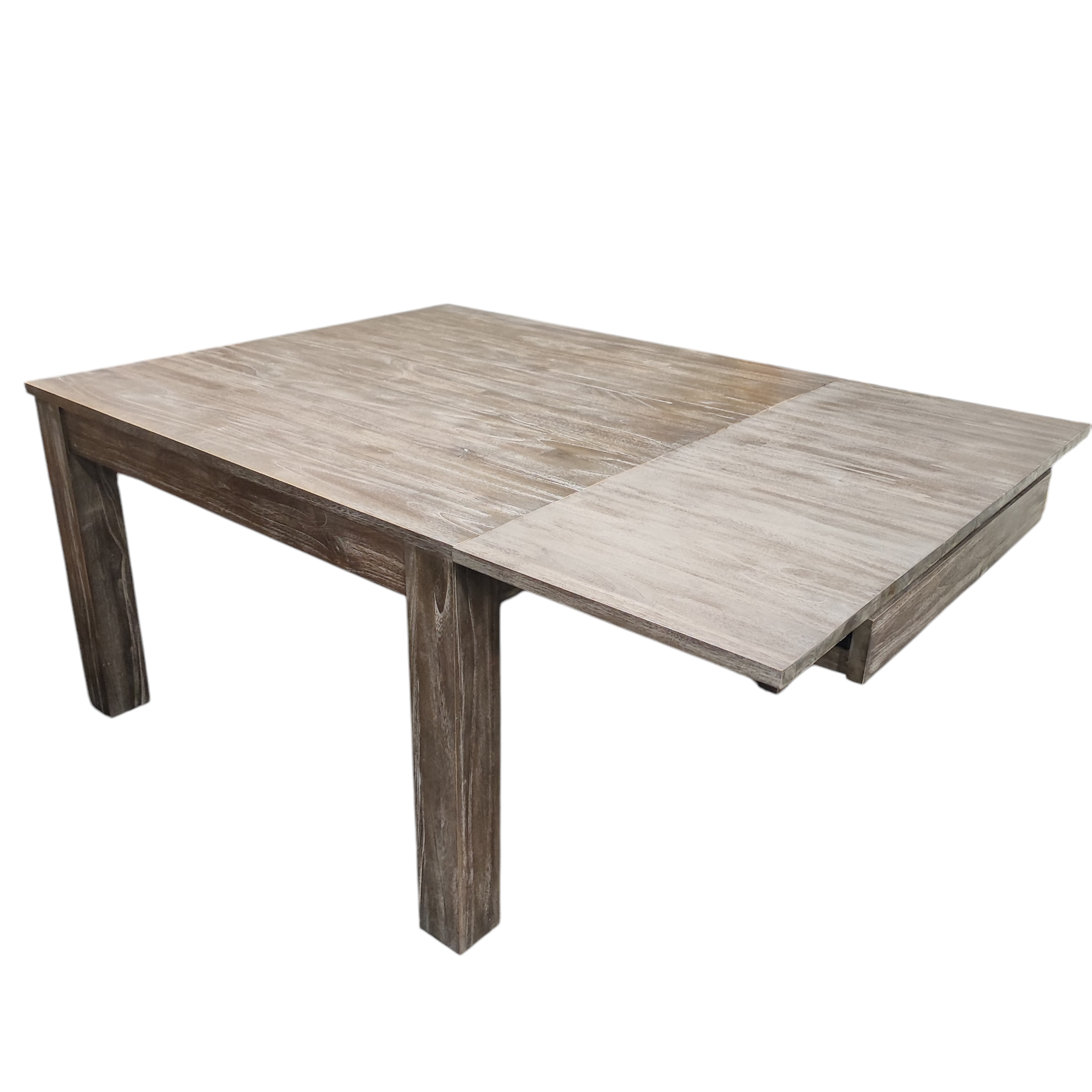 ZAGO TABLE DE REPAS 120/76/120 CM + 1 ALLONGE 50 CM