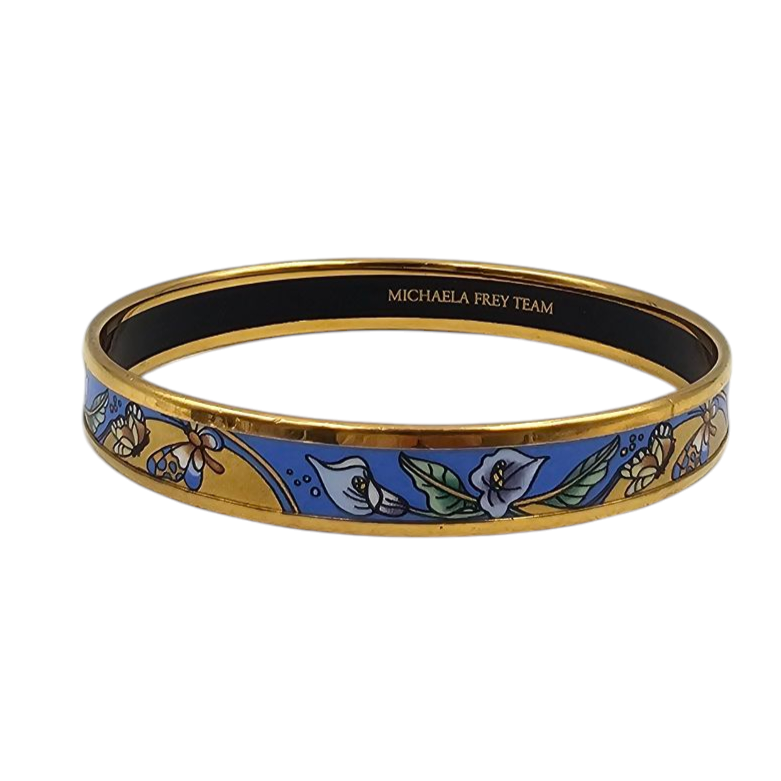 Bracelet Jonc En Email Michaela Frey - Bijou D'occasion, Style Classique Et Coloré